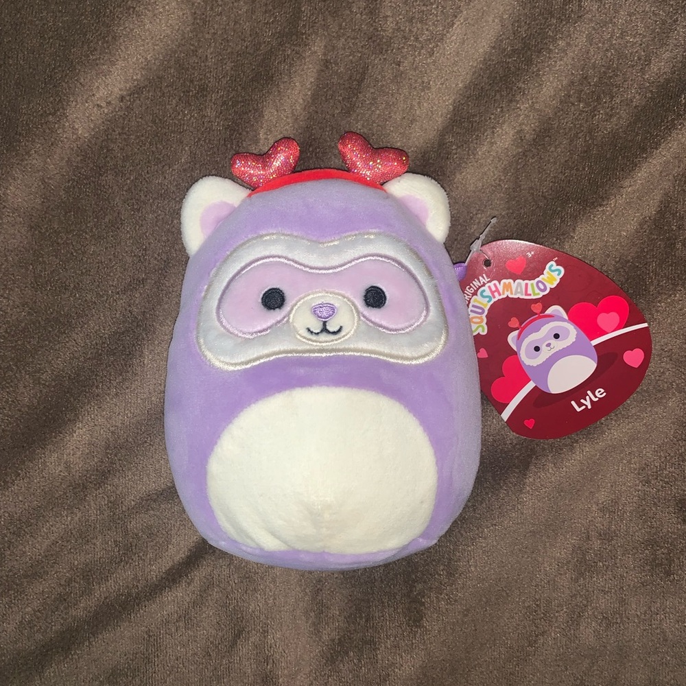 5" Valentine's Day Squishmallows Lyle The Purple Ferret
